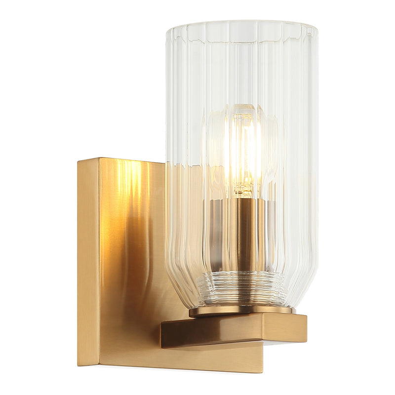 Westlock Wall Sconce 1 Light Aged Gold Brass
