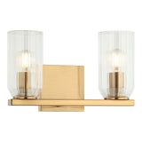 Westlock Wall Sconce 2 Light Aged Gold Brass