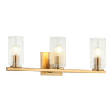 Westlock Wall Sconce 3 Light Aged Gold Brass
