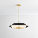 Westport Pendant Aged Brass Soft Black By Hudson Valley With Light