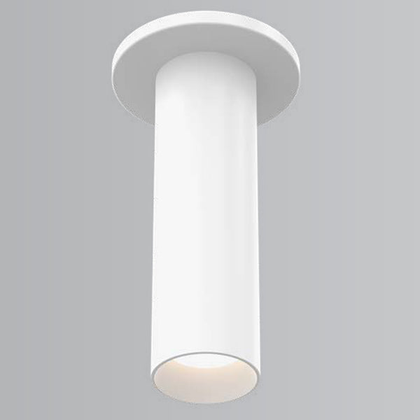 Whiskey Slim Ceiling Cylinder Light Small White By Fase1Lighting