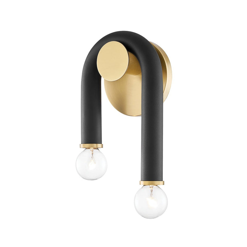 Whit Wall Sconce - Aged Brass