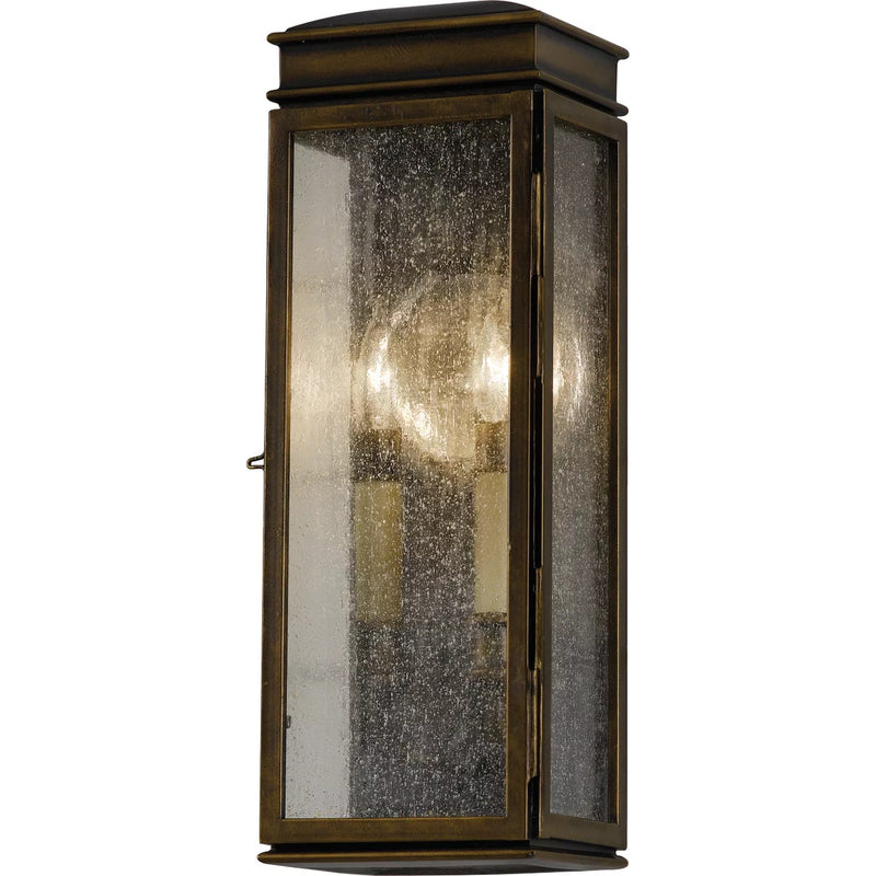Whitaker Outdoor Wall Lantern — 17.5 Inch, Astral Bronze
