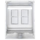 White 120V 2 Switch Indoor/Outdoor Heating On/Off Switch by Eurofase Heating