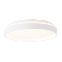 White 16inch Beanie Flush Mount by Kuzco