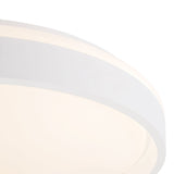 White 16inch Beanie Flush Mount by Kuzco Details