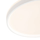 White 20inch Beanie Flush Mount by Kuzco Details