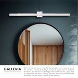 White 37inch Galleria Wall Sconce by Kuzco Lighting