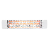 White Astra Single Element 39" 2000 Watt Electric Patio Heather by Eurofase Heating