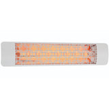 White Brix Dual Element 39" 4000 Watt Patio Heather by Eurofase Heating