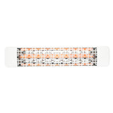 White Brix Single Element 39" 1500 Watt Electric Patio Heather by Eurofase Heating