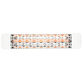 White Brix Single Element 39" 2500 Watt Heather by Eurofase Heating