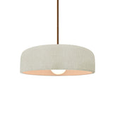 White Crackle Rigid Stem Kit Ceramic Small Spire Pendant by Justice Design