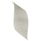 White Crackle Wave Ceramic LED ADA Wall Sconce by Justice Design