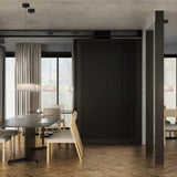 White Halo Pendant by Seed Design in Dining Area