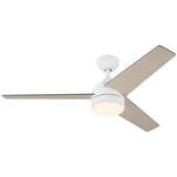 White Nash Ceiling Fan by Kuzco Lighting