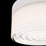 White Plain Tuck Outdoor Wall-Ceiling Light by Modern Forms in Zoomed View
