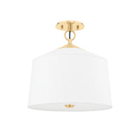 White Plains Semi Flush by Hudson Valley