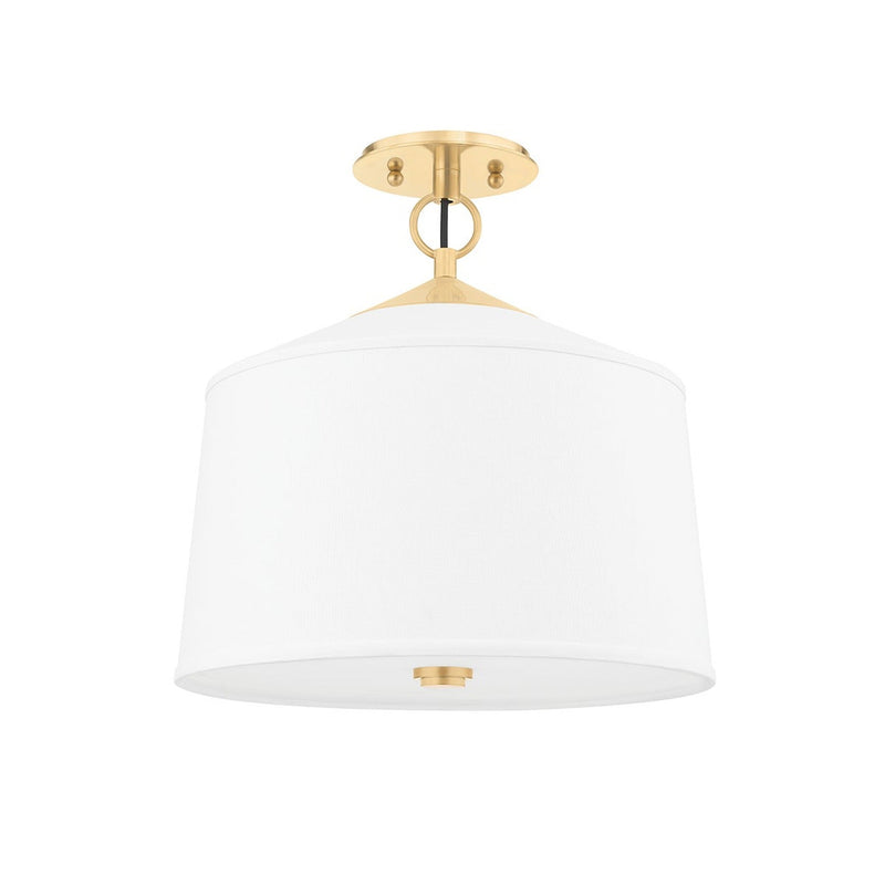 White Plains Semi Flush by Hudson Valley