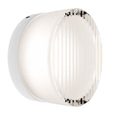 White Ribbed Tuck Outdoor Wall-Ceiling Light by Modern Forms