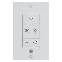 White Universal Control 3-Speed with Dimmer and Reverse 3-Wire Wall Control by Visual Comfort Fans