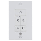 White Universal Control 3-Speed with Dimmer and Reverse 3-Wire Wall Control by Visual Comfort Fans