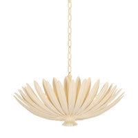 Whitfield Chandelier - 4-Light - Cream Plaster by Hudson Valley