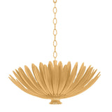 Whitfield Chandelier - 4-Light - Vintage Gold Leaf by Hudson Valley