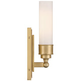 Wilcox 1 Light Sconce Aged Brass By Crystorama - Side View1