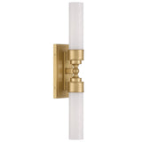 Wilcox 2 Light Sconce Aged Brass By Crystorama - Side View