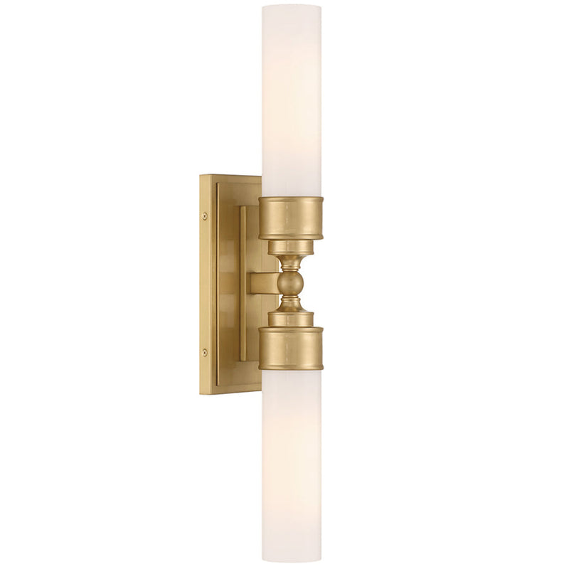 Wilcox 2 Light Sconce Aged Brass By Crystorama