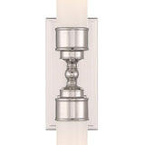 Wilcox 2 Light Sconce Polished Nickel By Crystorama - Detailed View