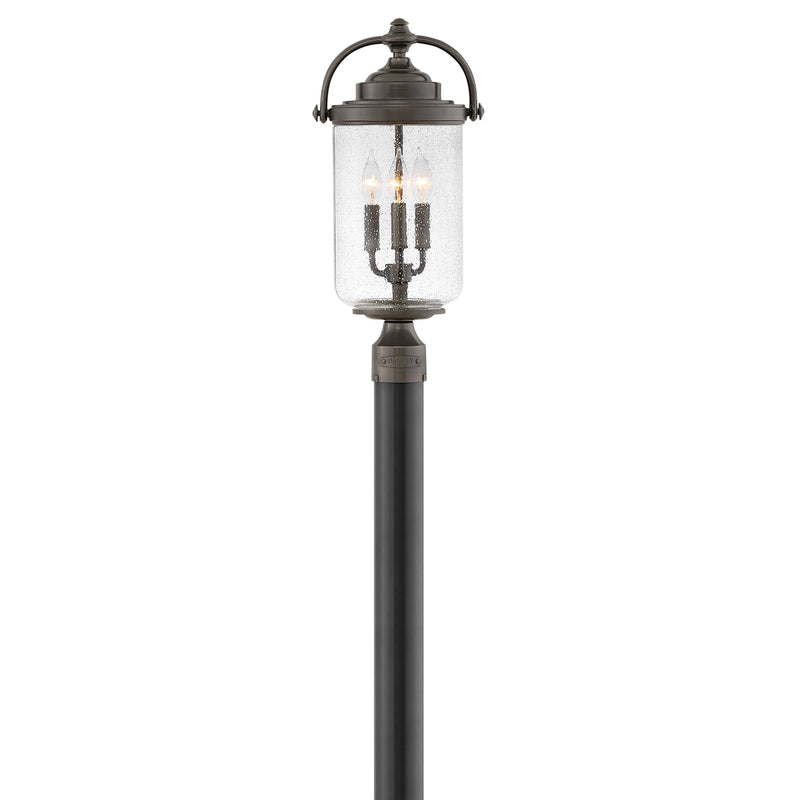 Willoughby Medium Post Mount Lantern - Oil Rubbed Bronze - by Hinkley