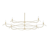 Willow 6-Light Chandelier Large in Modern Brass by Hubbardton Forge