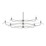 Willow 6-Light Chandelier Large in Natural Iron by Hubbardton Forge