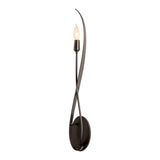 Willow Wall Sconce in Dark Smoke by Hubbardton Forge