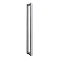 Wind Door Pull 23.62 Inch in Polished Chrome by Colombo Design