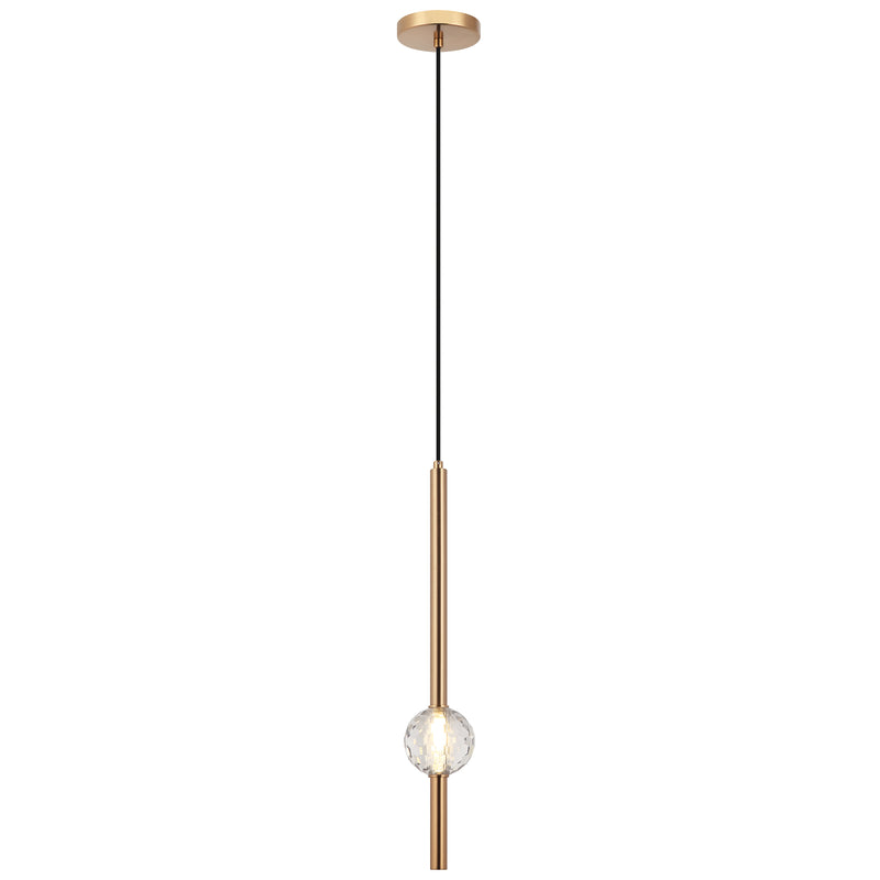 Windchimer Pendant Light Aged Gold Brass By Matteo