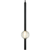 Windchimer Pendant Light Matte Black By Matteo - Front View1
