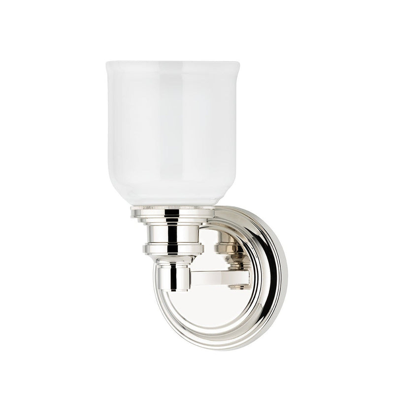 Windham Bath and Vanity Light - 1-Light - Polished Nickel by Hudson Valley