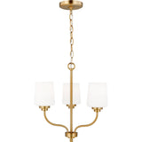 Windom Chandelier — 18 Inch, Satin Brass