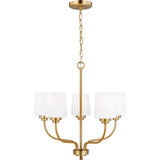 Windom Chandelier — 20 Inch, Satin Brass