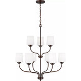 Windom Chandelier — 28 Inch, Bronze