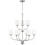 Windom Chandelier — 28 Inch, Brushed Nickel