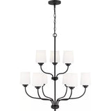 Windom Chandelier — 28 Inch, Midnight Black