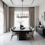 Windsor Chandelier lifestyle view by Hubbardton Forge