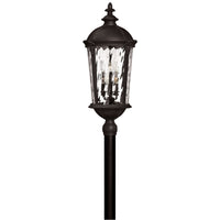 Windsor Extra Large Post Top or Pier Mount Lantern - Black - by Hinkley