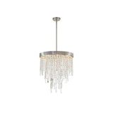 Winfield Crystal Chandelier 20'' Antique Silver