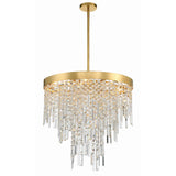 Winfield Crystal Chandelier 24'' Antique Gold