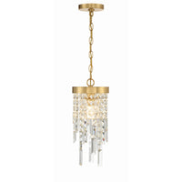 Winfield Crystal Chandelier 7'' Antique Gold